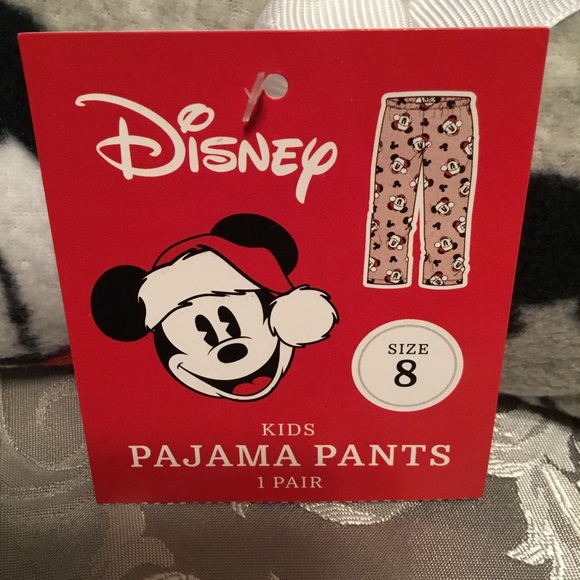 🎁🎁BOYS DISNEY CHRISTMAS PAJAMA BOTTOMS HOLIDAY🎁 - Picture 5 of 7